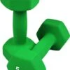 JPS Sports® Dumbells - Gewichten - Dumbells 5kg - Dumbells Set 2 X 5 Kg - Zeshoekig - Duurzaam - Groen -Fitnessapparatuur Serie Winkel 808x1200
