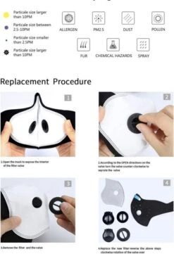 Hoge Kwaliteit Masker Zwart - Voor Op De Fiets Of Motor - Ademend Ventielmasker - Fijnstof Mondkapje Sportmask 3 Hoge Kwaliteit Masker Zwart - Voor Op De Fiets Of Motor - Ademend Ventielmasker - Fijnstof Mondkapje Sportmask -Fitnessapparatuur Serie Winkel 822x1200 2