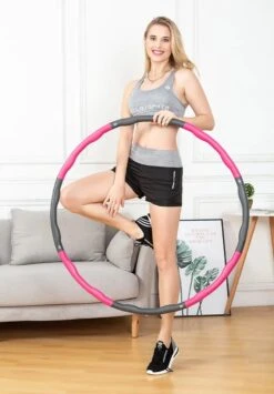 Merkloos Fitness Hoelahoep - 1.2KG - 75-95 Cm - In Diameter Verstelvaar - Hula Hoop Gebruikt Voor Fitness En Massage - Hula Hoop Met Gewicht -in 6-8 Delen -Fitnessapparatuur Serie Winkel 835x1200