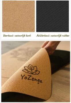 YoZenga Premium Yoga Mat Natuurlijk Kurk Mandala | Inclusief Gratis Draagriem -Fitnessapparatuur Serie Winkel 836x1200