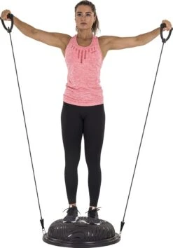 Tunturi Balanstrainer Pro Met Handvatten - Balanskussen Met Resistance Band Set - Balansbal Incl. Meegeleverde Voetpomp - Incl. Gratis Fitness App 12 Tunturi Balanstrainer Pro Met Handvatten - Balanskussen Met Resistance Band Set - Balansbal Incl. Meegeleverde Voetpomp - Incl. Gratis Fitness App -Fitnessapparatuur Serie Winkel 837x1200