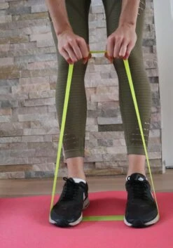 Weerstandsband-Fitness Elastiek-Niveau 1- 2,5kg Weerstand-Groen Van Latex (300x50x0,8MM)-Weerstandsbanden