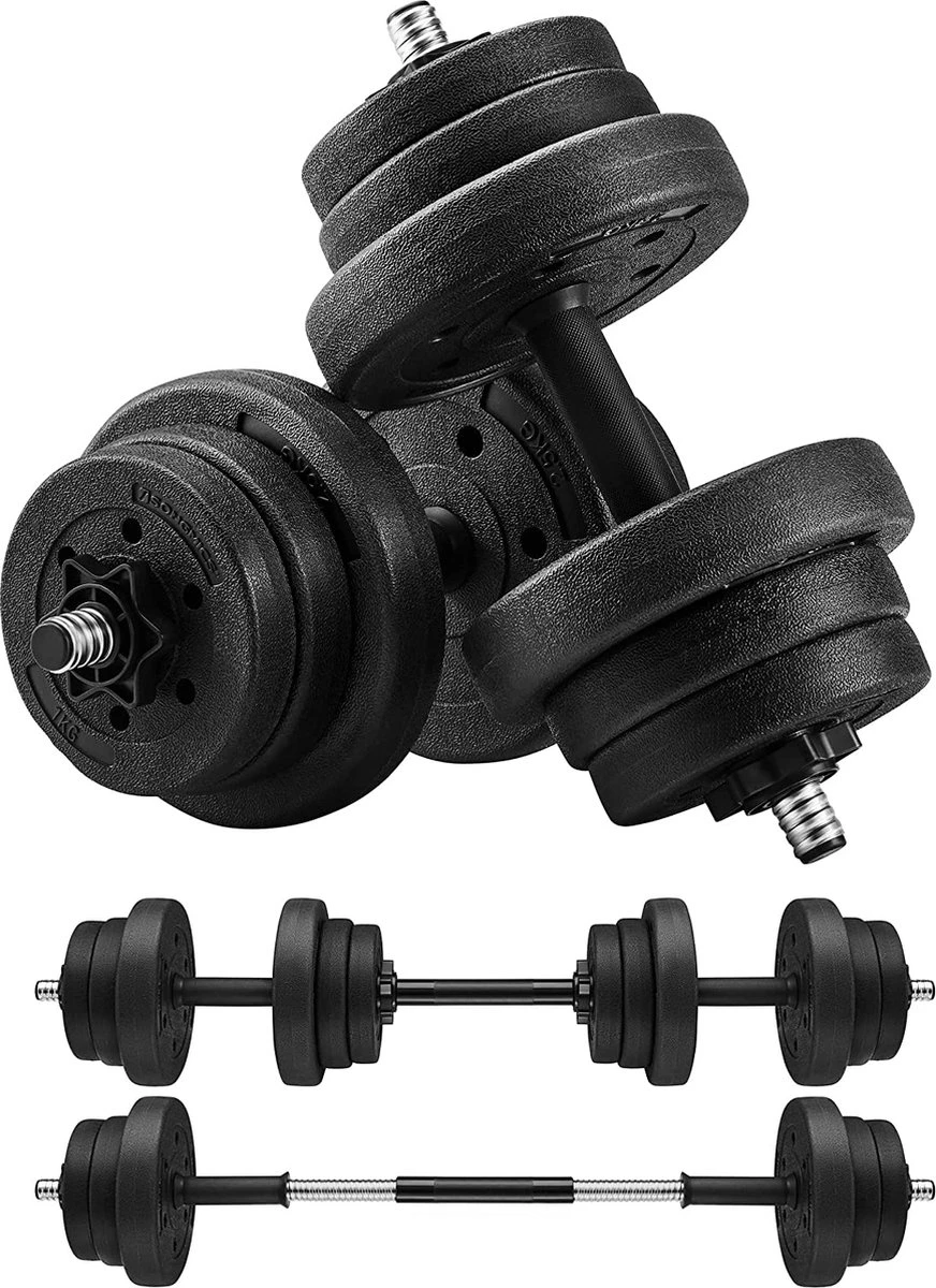 Hoppa! Halterset,verstelbare kunststof dumbbell set, met aansluitende stalen buis, halters, dumbbell set, 20 kg/30 kg, workout fitness training, 1 paar, Hoppa! Halterset,verstelbare Kunststof Dumbbell Set, Met Aansluitende Stalen Buis, Halters, Dumbbell Set, 20 Kg/30 Kg, Workout Fitness Training, 1 Paar, -Fitnessapparatuur Serie Winkel 872x1200 4