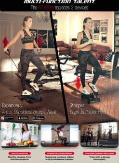 Sportstech STX300 | Stepper | Home Fitness Thuis | Inclusief Trekkoorden 5 Sportstech STX300 | Stepper | Home Fitness Thuis | Inclusief Trekkoorden -Fitnessapparatuur Serie Winkel 879x1200