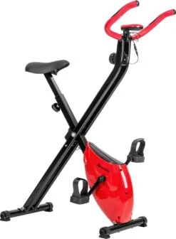 Tectake - Hometrainer - X-Bike Licht & Opvouwbaar Met LCD Display - 401715 -Fitnessapparatuur Serie Winkel 881x1200