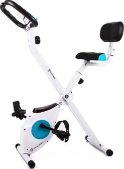 CAPITAL SPORTS Azura Hometrainer - Fitness Fiets - Fietstrainer Met 8 Standen - Inclusief Hartslagmeter - Opvouwbaar -Fitnessapparatuur Serie Winkel 883x1200