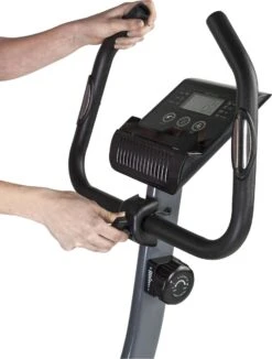 Tunturi Cardio Fit B35 Hometrainer - Fitnessfiets - 8 Weerstandsniveaus - Hartslagmonitor - Ergonomisch - Verstelbaar Stuur - Transportwielen -Fitnessapparatuur Serie Winkel 908x1200