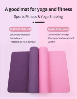 Fuegobird TPE Yoga Mat - Purper - 183 X 61 X 0.6 Cm -Fitnessapparatuur Serie Winkel 937x1200 3