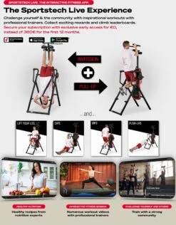 Sportstech IT300 Trainingsbank - Rugtrainer - Opvouwbaar Pull-up Stang -Fitnessapparatuur Serie Winkel 938x1200 1