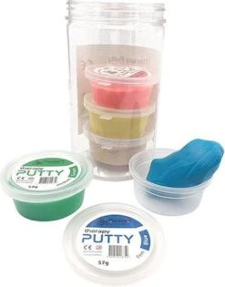 Sensory Tactile Theraputty Therapy Putty Multi Pack 5 Kleuren / 5 Sterktes - Handtrainer - Oefenklei - Kneedpasta -Fitnessapparatuur Serie Winkel 940x1200 6