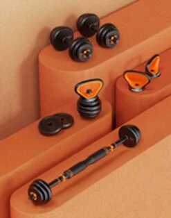 Dumbells Set 30kg | Halterset | Verstelbaar | Inclusief Stang - Dumbells Set - Halterset - Fitness Gewicht -Fitnessapparatuur Serie Winkel 943x1200 3
