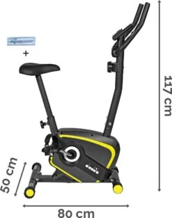 Hometrainer Fitness Fiets Met Verstelbaar Zadel En Hartslagsensor -Fitnessapparatuur Serie Winkel 948x1200
