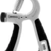 Handgrip Trainer Pro, Fitness - Verstelbaar- Handknijper - Onderarm Trainer - Grip Trainer - Met Teller - 5 Tot 60KG - Grijs Zwart -Fitnessapparatuur Serie Winkel 949x1200