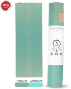 Yoga Mat Sportmat Fitnessmat Antislip Duurzaam Met Yoga Lessen - Turquoise -Fitnessapparatuur Serie Winkel 954x1200 3