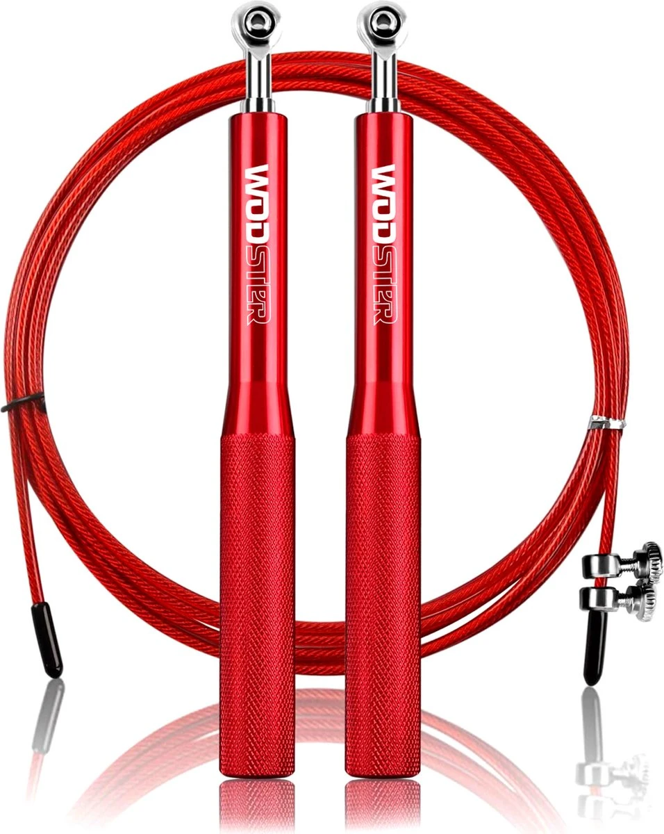 Professioneel Crossfit & Fitness Springtouw – Jump Rope – Speedrope – Verstelbaar – Rood Professioneel Crossfit & Fitness Springtouw – Jump Rope – Speedrope – Verstelbaar – Rood -Fitnessapparatuur Serie Winkel 956x1200 6