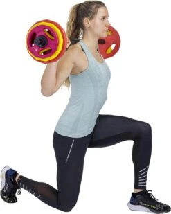 RS Sports Aerobic Pump Set - Halterset Met Gewichten - 130 Cm Stang - Totaal 20 Kg - Rubber Schijven -Fitnessapparatuur Serie Winkel 958x1200 6