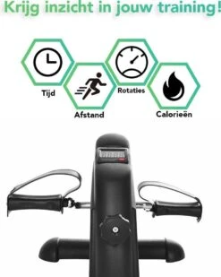 Dreaver Stoelfiets - LCD-scherm - Inclusief Antislipmat - Bureaufiets - Bewegingstrainer - Deskbike - Mini Hometrainer - Pedaaltrainer -Fitnessapparatuur Serie Winkel 959x1200