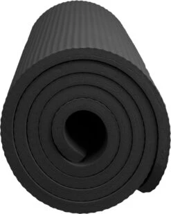Fitnessmat - Focus Fitness NBR Sportmat - Zwart -Fitnessapparatuur Serie Winkel 959x1200 3