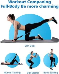 Extra Versterking Tot 68KG-Weerstandsbandenset-Weerstandsbanden Fitness 11- Delig-gewicht Tot 68KG-Resistance Bands -van Natuurlijk Latex-met Grote Handgreep-fitnessbanden-5 Verschillende Sterktes-fitnessapparaten- Sport Krachttraining -Fitnessapparatuur Serie Winkel 962x1200