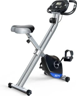 FOXSPORT X-Bike Hometrainer - Fitness Fiets Opvouwbaar - 8 Weerstandsniveaus - Ergometer - Polssensor - Trainingscomputer - Inklapbaar - 8 Standen - Max. 136 Kg -Fitnessapparatuur Serie Winkel 963x1200 1
