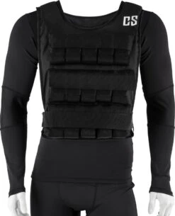 CAPITAL SPORTS Monstervest Gewichtsvest - Weight Vest - Metalen Gewichten - Zachte Pads Rondom Voor Een Groot Draagcomfort - Zwart -Fitnessapparatuur Serie Winkel 972x1200 1
