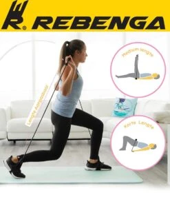 Rebenga Resistance Bar 2.0+ Trainingsschema - Multifunctioneel - Full Body Workout - Resistance Band Set - Weerstandsbanden - Fitness Elastiek Booty Band - Pilates - Pilates Bar - Booty Bar - Pilates Stick - Thuis Sporten + GYM ZAK -Fitnessapparatuur Serie Winkel 973x1200 5