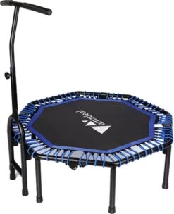 FOXSPORT Hoogwaardige Fitness Trampoline Met Handvat - Opvouwbare Trampoline - Volwassene Of Kindertrampoline Tot 120 Kg - Inclusief Handgrip - Sport Trampoline