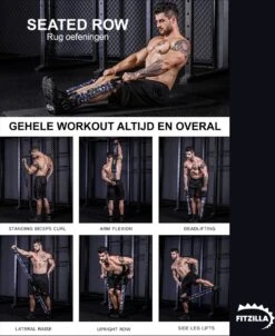 FITZILLA - Weerstandsband - Fitness Elastiek - Resistance Band - Tot 60kg - Halter - Opbergtas -Fitnessapparatuur Serie Winkel 981x1200 1