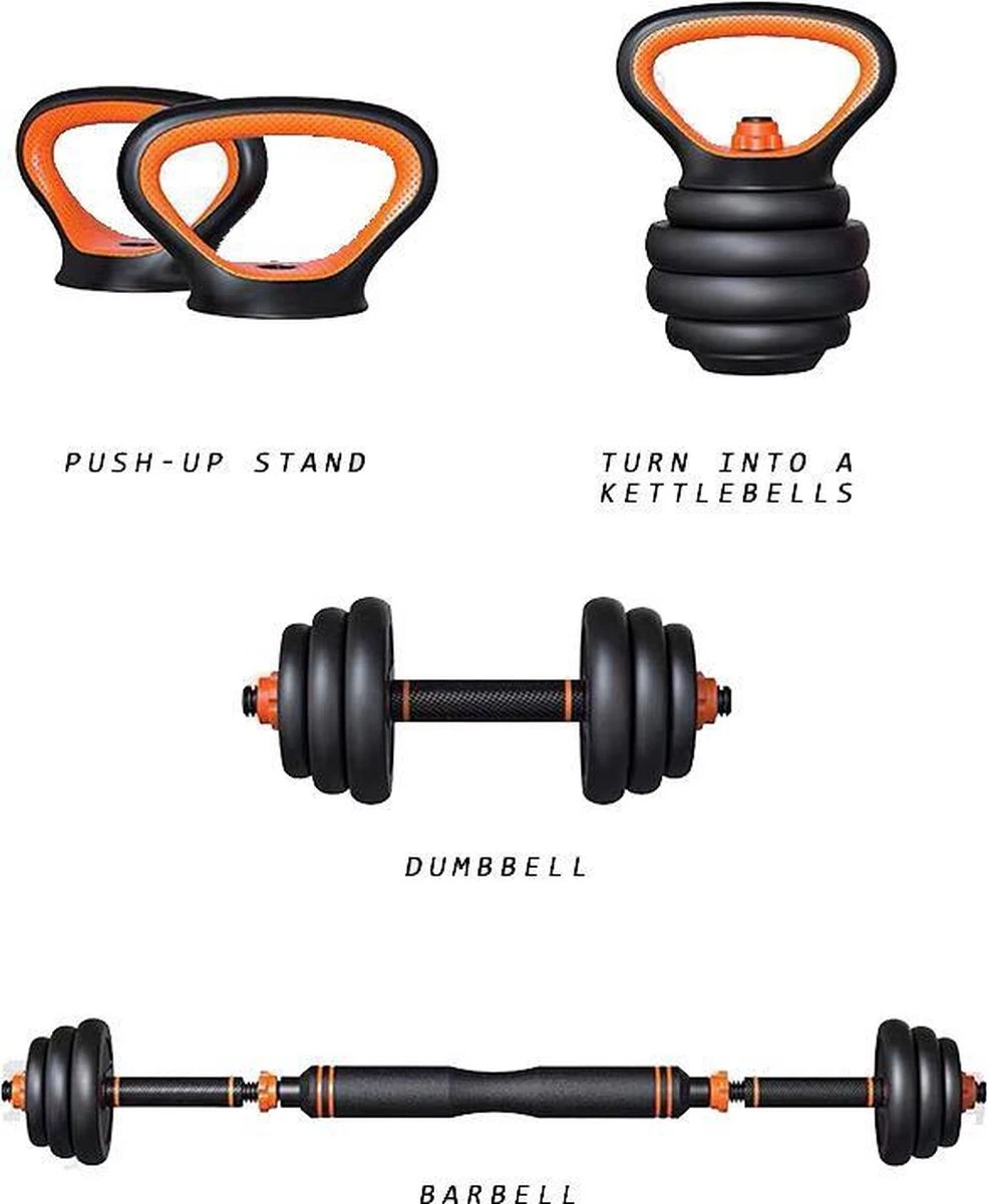 Active Panther Dumbbell set 40 kg - Zwart/Oranje Verstelbare Halter, Dumbbell & Kettlebell Stang 40 kg Totaal Active Panther Dumbbell Set 40 Kg - Zwart/Oranje Verstelbare Halter, Dumbbell & Kettlebell Stang 40 Kg Totaal -Fitnessapparatuur Serie Winkel 985x1200 1