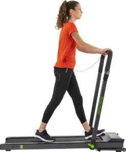 Tunturi Cardio Fit T10 Loopband - Inklapbaar - Ultra Platte Hardloopband - 7 Verschillende Trainingsprogramma's - 1.0 To 12 Km/u -Fitnessapparatuur Serie Winkel 994x1200